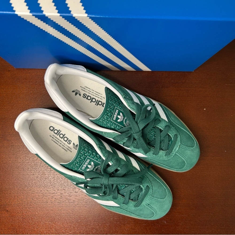 adidas Gazelle Indoor Collegiate Green Gum (8M / 9W) - Picture 6 of 14